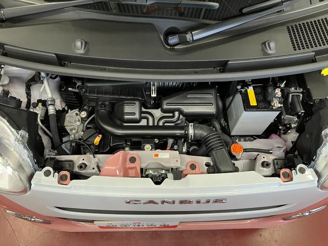 ムーヴキャンバスストライプスG届出済未使用車 元展示車 1オーナー 両側パワースライドドア シートヒーター 禁煙 電動格納式ドアミラー 衝突安全ボディ アイドリングストップ スマートキー LEDヘッドランプ オートライト(長崎県)の中古車