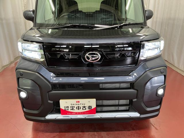 タントファンクロスリミテッド届出済未使用車　元展示車　１オーナー　禁煙車　ＥＴＣ　アダプティブクルーズコントロール　両側電動スライドドア　シートヒーター　スマートキー　ＬＥＤヘッドランプ　衝突被害軽減システム　車線逸脱警報（長崎県）の中古車