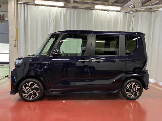 タントカスタムＸリミテッド届出済未使用車　元展示車　ＥＴＣ　アダプティブクルーズコントロール　衝突被害軽減システム　禁煙車　両側電動スライドドア　シートヒーター　ＬＥＤヘッドランプ　オートライト　オートマチックハイビーム（長崎県）の中古車