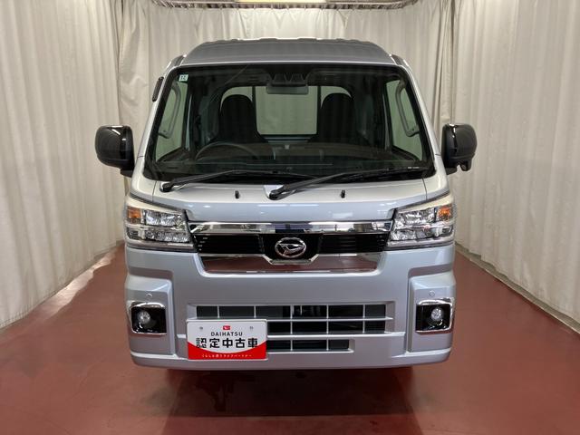 ハイゼットトラックジャンボエクストラ元展示車　届出済未使用車　４ＷＤ　マニュアル車　禁煙車　衝突被害軽減システム　レーンキープアシスト　ＬＥＤヘッドライト　プッシュスタートスイッチ　エアバッグ　オートマチックハイビーム　オートライト（長崎県）の中古車