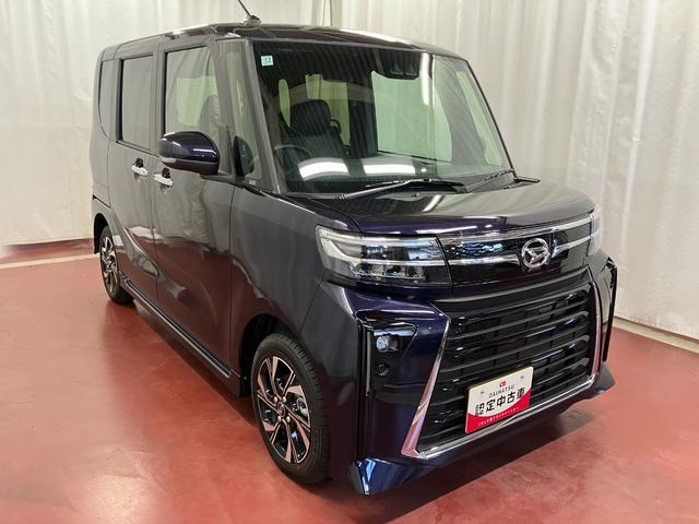 タントカスタムＸリミテッド届出済未使用車　元展示車　禁煙　ディスプレイオーディオ　バックカメラ　ＥＴＣ　アイドリングストップ　衝突被害軽減システム　電格ミラー　両側電動スライドドア　ブルートゥース　車線逸脱警報　シートヒーター（長崎県）の中古車