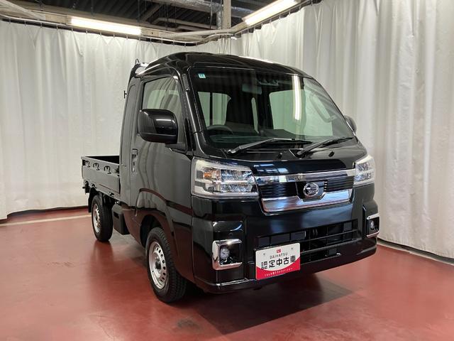 ハイゼットトラックジャンボエクストラ届出済未使用車 元展示車 4WD CVT 1オーナー車 電動格納ミラー 禁煙 横滑防止装置 スマートキー LEDヘッドランプ ハイビームアシスト 運転席エアバッグ 助手席エアバック(長崎県)の中古車