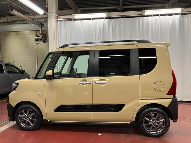 タントファンクロスリミテッド元展示車 届出済未使用車 ワンオーナー ETC アダプティブクルーズコントロール 両側電動スライドドア LEDヘッドライト オートハイビーム スマートキー シートヒーター オートライト ベンチシート(長崎県)の中古車