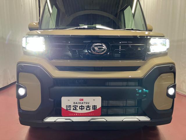 タントファンクロスリミテッド元展示車 届出済未使用車 ワンオーナー ETC アダプティブクルーズコントロール 両側電動スライドドア LEDヘッドライト オートハイビーム スマートキー シートヒーター オートライト ベンチシート(長崎県)の中古車