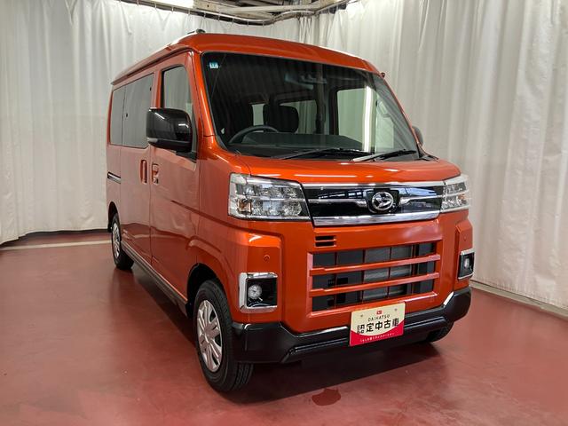 アトレーＲＳ届出済未使用車　元展示車　ターボ　両側電動スライドドア　電動格納ミラー　１オーナー　レーンキープアシスト　盗難防止　ＬＥＤヘッドライト　横滑り防止　スマートキー　禁煙　アダプティブクルーズコントロール（長崎県）の中古車