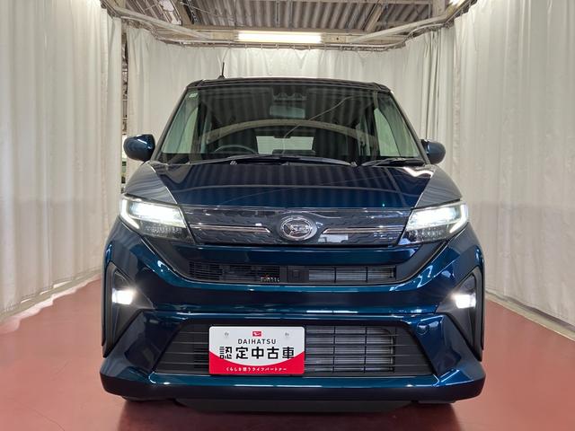 ムーヴＧ届出済未使用車　元展示車　片側電動両側スライドドア　禁煙車　１オーナー　アイドリングストップ　衝突被害軽減システム　電動格納ミラー　ＬＥＤヘッドランプ　スマートキー　オートライト　ベンチシート（長崎県）の中古車