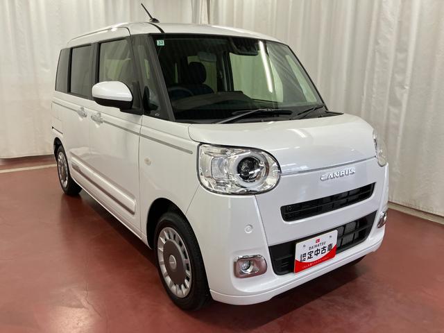 ムーヴキャンバスセオリーG届出済未使用車 元展示車 衝突被害軽減システム 禁煙 スマートキー プッシュスタート 両側パワースライドドア シートヒーター LEDヘッドランプ 電動パーキングブレーキ 車線逸脱警報 ベンチシート(長崎県)の中古車