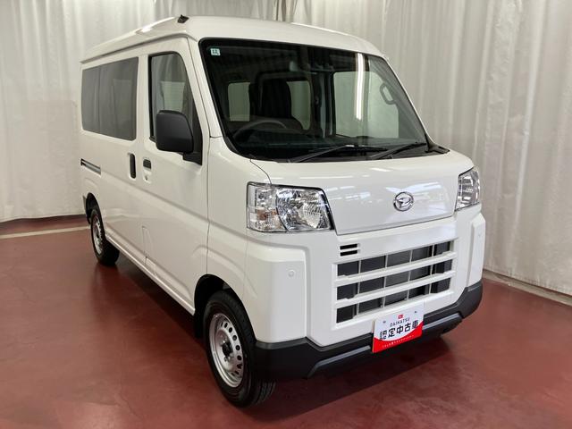 ハイゼットカーゴＤＸ届出済未使用車　元展示車　１オーナー　両側スライドドア　衝突被害軽減システム　オートマチックハイビーム　禁煙　オートライト　キーレス　アイドリングストップ　ラジオ　運転席エアバッグ　助手席エアバッグ（長崎県）の中古車