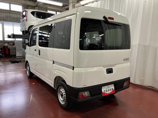 ハイゼットカーゴDX届出済未使用車 元展示車 1オーナー 両側スライドドア ラジオ 衝突被害軽減システム 横滑り防止装置 オートマチックハイビーム オートライト アイドリングストップ 運転席助手席エアバッグ(長崎県)の中古車