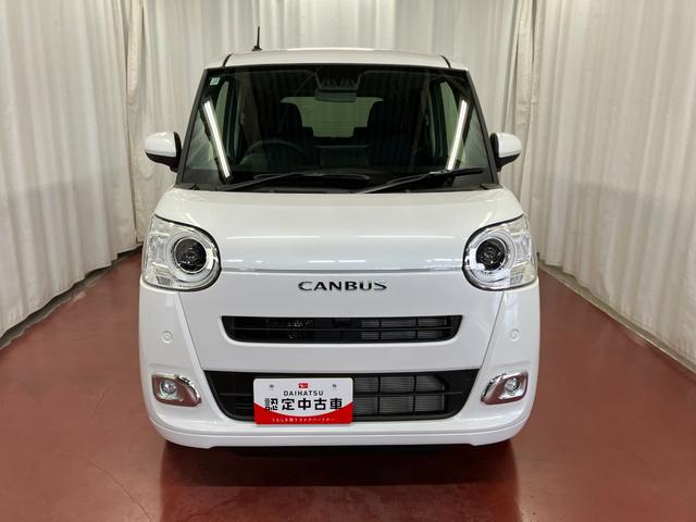 ムーヴキャンバスセオリーＧ届出済未使用車　元展示車　９インチディスプレイオーディオ　バックカメラ　衝突被害軽減システム　両側電動スライドドア　禁煙車　プッシュスタート　シートヒーター　ＬＥＤヘッドランプ　衝突安全ボディ（長崎県）の中古車