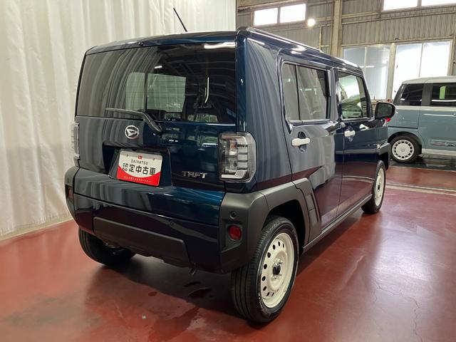 タフトＧ届出済未使用車　元展示車　１オーナー　シートヒーター　オートマチックハイビーム　電動格納ミラー　アダプティブクルーズコントロール　衝突被害軽減システム　アイドリングストップ　スマートキー　車線逸脱防止（長崎県）の中古車
