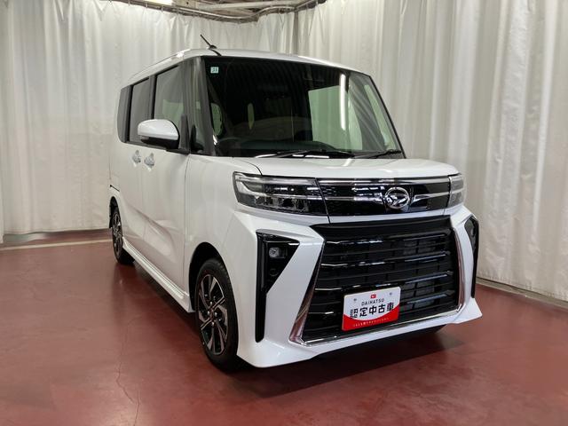 タントカスタムＸリミテッド届出済未使用車　元展示車　９インチディスプレイオーディオ　バックカメラ　両側電動スライドドア　アダプティブクルーズコントロール　ＥＴＣ　ＬＥＤヘッドランプ　禁煙　電格ミラー　オートライト　ＴＶ（長崎県）の中古車