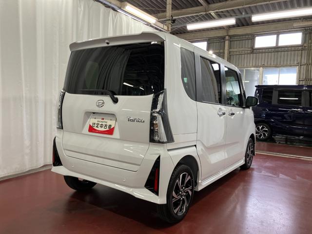 タントカスタムＸリミテッド届出済未使用車　元展示車　９インチディスプレイオーディオ　バックカメラ　両側電動スライドドア　アダプティブクルーズコントロール　ＥＴＣ　ＬＥＤヘッドランプ　禁煙　電格ミラー　オートライト　ＴＶ（長崎県）の中古車