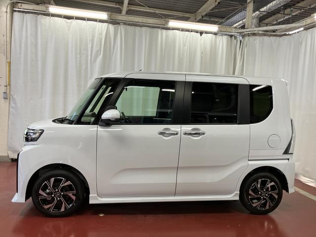 タントカスタムＸリミテッド届出済未使用車　元展示車　９インチディスプレイオーディオ　バックカメラ　両側電動スライドドア　アダプティブクルーズコントロール　ＥＴＣ　ＬＥＤヘッドランプ　禁煙　電格ミラー　オートライト　ＴＶ（長崎県）の中古車