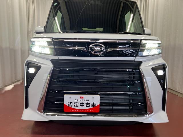 タントカスタムＸリミテッド届出済未使用車　元展示車　９インチディスプレイオーディオ　バックカメラ　両側電動スライドドア　アダプティブクルーズコントロール　ＥＴＣ　ＬＥＤヘッドランプ　禁煙　電格ミラー　オートライト　ＴＶ（長崎県）の中古車