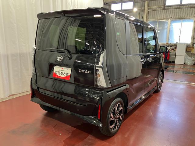 タントカスタムXリミテッド届出済未使用車 元展示車 9インチディスプレイオーディオ バックカメラ ブルートゥース アダプティブクルーズコントロール 両側電動スライドドア 衝突被害軽減システム 車線逸脱警報 シートヒーター(長崎県)の中古車