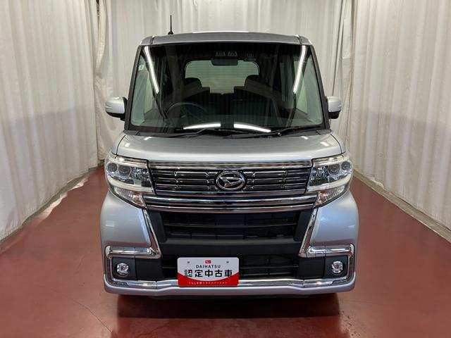 タントカスタムＸ　トップエディションＳＡIII下取車　ナビ　バックカメラ　ドラレコ　ＥＴＣ　片側電動スライドドア　アイドリングストップ　シートヒーター　ＬＥＤヘッドランプ　オートライト　スマートキー　フルセグＴＶ　衝突被害軽減システム（長崎県）の中古車