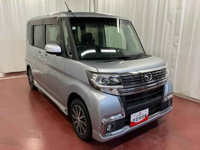 タントカスタムＸ　トップエディションＳＡIII下取車　ナビ　バックカメラ　ドラレコ　ＥＴＣ　片側電動スライドドア　アイドリングストップ　シートヒーター　ＬＥＤヘッドランプ　オートライト　スマートキー　フルセグＴＶ　衝突被害軽減システム（長崎県）の中古車