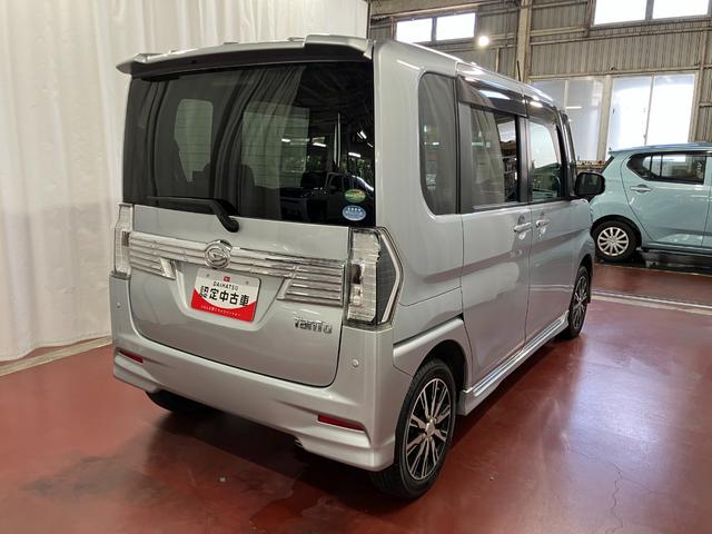 タントカスタムＸ　トップエディションＳＡIII下取車　ナビ　バックカメラ　ドラレコ　ＥＴＣ　片側電動スライドドア　アイドリングストップ　シートヒーター　ＬＥＤヘッドランプ　オートライト　スマートキー　フルセグＴＶ　衝突被害軽減システム（長崎県）の中古車
