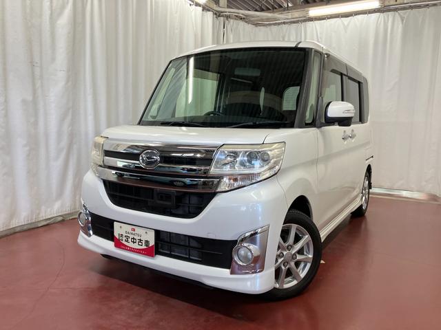 タントカスタムX SA下取車 バックカメラ フルセグTV 片側電動両側スライドドア CD DVD メモリーナビ アイドリングストップ Bluetooth オートライト キーフリー LEDライト ラジオ レーンアシスト(長崎県)の中古車