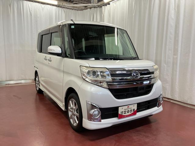 タントカスタムX SA下取車 バックカメラ フルセグTV 片側電動両側スライドドア CD DVD メモリーナビ アイドリングストップ Bluetooth オートライト キーフリー LEDライト ラジオ レーンアシスト(長崎県)の中古車