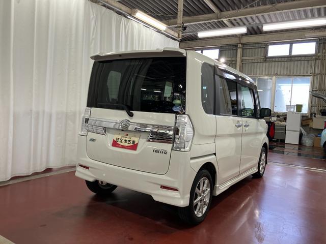 タントカスタムX SA下取車 バックカメラ フルセグTV 片側電動両側スライドドア CD DVD メモリーナビ アイドリングストップ Bluetooth オートライト キーフリー LEDライト ラジオ レーンアシスト(長崎県)の中古車