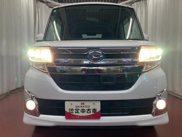タントカスタムX SA下取車 バックカメラ フルセグTV 片側電動両側スライドドア CD DVD メモリーナビ アイドリングストップ Bluetooth オートライト キーフリー LEDライト ラジオ レーンアシスト(長崎県)の中古車