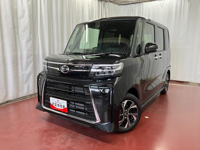 タントカスタムXリミテッド元展示車 届出済未使用車 ワンオーナー ETC アダクティブクルーズコントロール 衝突安全ボディ 衝突被害軽減システム 車線逸脱警告 LEDランプ 両側電動パスライドドア 電格ミラー オートライト(長崎県)の中古車