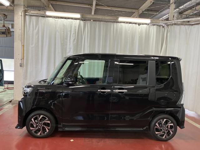 タントカスタムXリミテッド元展示車 届出済未使用車 ワンオーナー ETC アダクティブクルーズコントロール 衝突安全ボディ 衝突被害軽減システム 車線逸脱警告 LEDランプ 両側電動パスライドドア 電格ミラー オートライト(長崎県)の中古車
