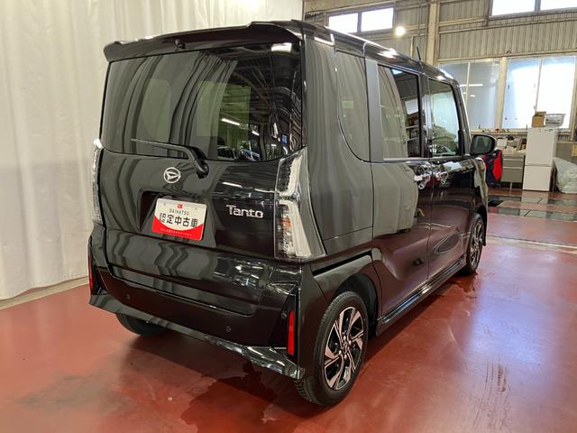 タントカスタムＸリミテッド元展示車　届出済未使用車　ワンオーナー　ＥＴＣ　アダクティブクルーズコントロール　衝突安全ボディ　衝突被害軽減システム　車線逸脱警告　ＬＥＤランプ　両側パワースライドドア　電動格納ミラー　オートライト（長崎県）の中古車