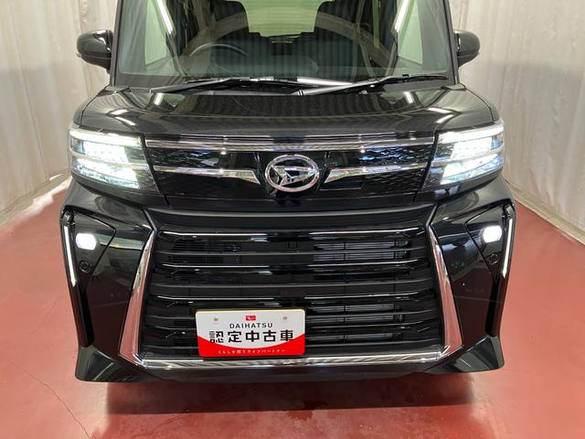 タントカスタムＸリミテッド元展示車　届出済未使用車　ワンオーナー　ＥＴＣ　アダクティブクルーズコントロール　衝突安全ボディ　衝突被害軽減システム　車線逸脱警告　ＬＥＤランプ　両側パワースライドドア　電動格納ミラー　オートライト（長崎県）の中古車