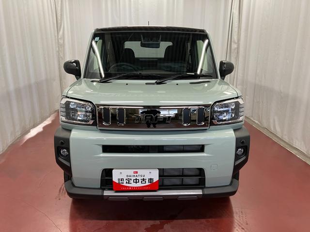 タフトG ダーククロムベンチャー元展示車 届出済未使用車 1オーナー アダプティブクルーズコントロール オートライト オートマチックハイビーム 衝突被害軽減システム 車線逸脱防止 アイドリングストップ スマートキー 電動格納ミラー(長崎県)の中古車