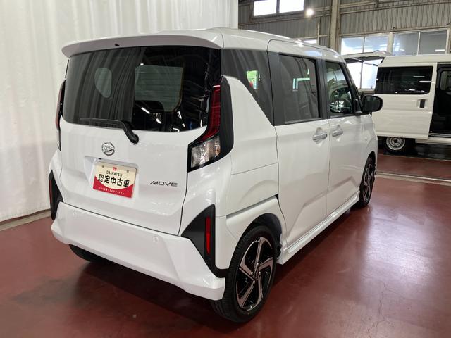 ムーヴＲＳ元展示車　届出済未使用車　ワンオーナー　両側電動スライドドア　ターボエンジン　禁煙車　スマートキー　盗難防止システム　車線逸脱警報　オートライト　ベンチシート　アイドリングストップ　アルミホイール（長崎県）の中古車