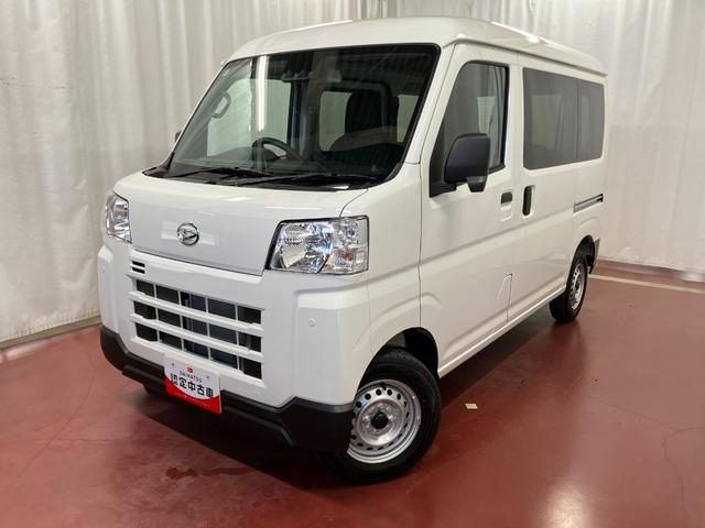 ハイゼットカーゴDX届出済未使用車 元展示車 1オーナー 禁煙車 両側スライドドア 衝突被害軽減システム オートマチックハイビーム オートライト アイドリングストップ ラジオ 運転席エアバッグ 助手席エアバッグ ABS(長崎県)の中古車