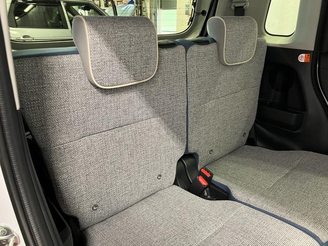 ムーヴキャンバスストライプスＧ元展示車　届出済未使用車　禁煙車　電動パーキングブレーキ　スマートキー　衝突被害軽減システム　車線逸脱警報　プッシュスタート　両側パワースライドドア　シートヒーター　ＬＥＤヘッドランプ　ベンチシート（長崎県）の中古車