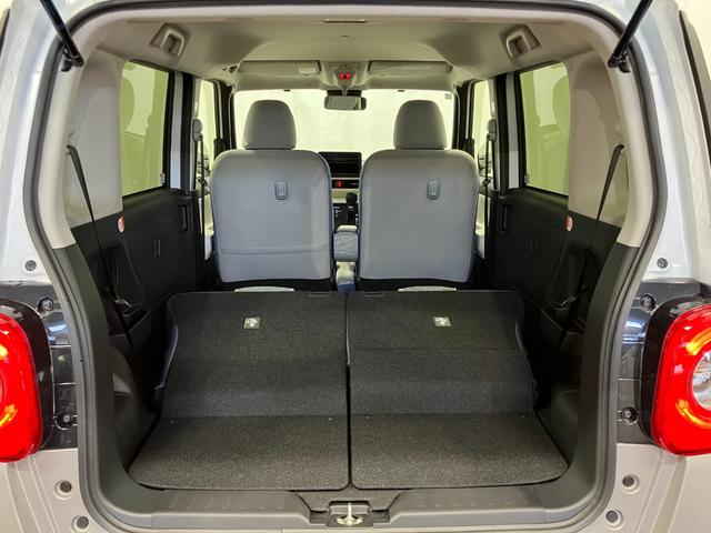 ムーヴキャンバスストライプスＧ元展示車　届出済未使用車　禁煙車　電動パーキングブレーキ　スマートキー　衝突被害軽減システム　車線逸脱警報　プッシュスタート　両側パワースライドドア　シートヒーター　ＬＥＤヘッドランプ　ベンチシート（長崎県）の中古車