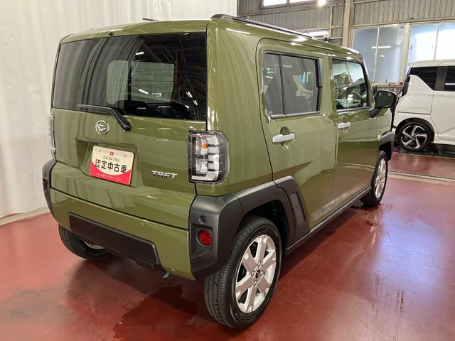 タフトＧ元展示車　届出済未使用車　ワンオーナー　禁煙車　アダプティブクルーズコントロール　アイドリングストップ　オートマチックハイビーム　ＬＥＤへッドライト　電動格納ミラー　オートライト　アルミホイール（長崎県）の中古車