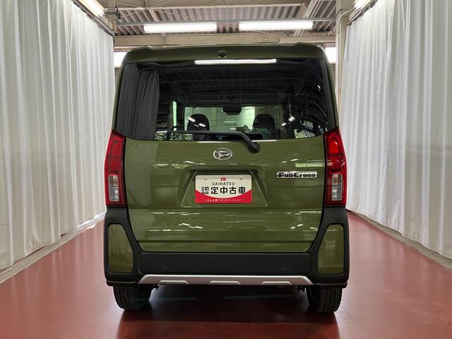 タントファンクロスターボリミテッド元展示車 届出済未使用車 1オーナー ターボ車 ETC アダプティブクルーズコントロール 禁煙車 Bluetooth対応 衝突軽減システム LEDヘッドライト シートヒーター 両側電動スライドドア(長崎県)の中古車