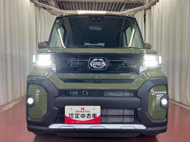 タントファンクロスターボリミテッド元展示車 届出済未使用車 1オーナー ターボ車 ETC アダプティブクルーズコントロール 禁煙車 Bluetooth対応 衝突軽減システム LEDヘッドライト シートヒーター 両側電動スライドドア(長崎県)の中古車
