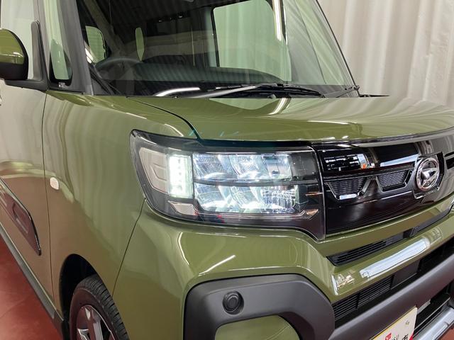 タントファンクロスターボリミテッド元展示車 届出済未使用車 1オーナー ターボ車 ETC アダプティブクルーズコントロール 禁煙車 Bluetooth対応 衝突軽減システム LEDヘッドライト シートヒーター 両側電動スライドドア(長崎県)の中古車