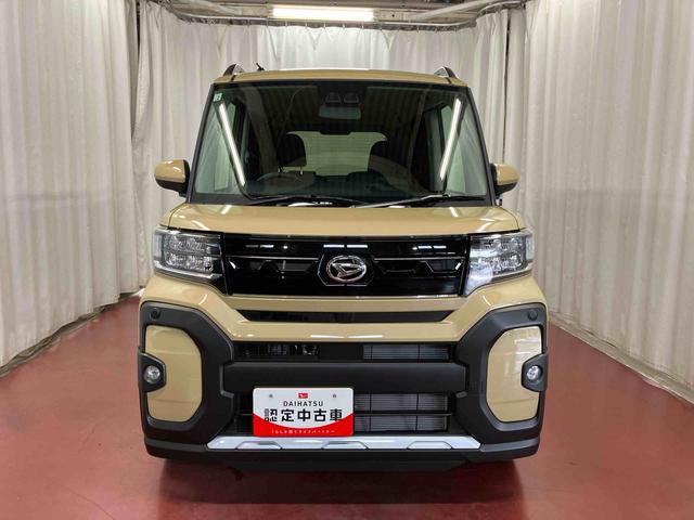 タントファンクロスターボリミテッド元展示車　届出済未使用車　１オーナー　ＥＴＣ　ターボ車　バックカメラ　禁煙車　Ｂｌｕｅｔｏｏｔｈ対応　衝突軽減システム　ＬＥＤヘッドライト　レーンキープアシスト　衝突安全ボディ　オートライト（長崎県）の中古車