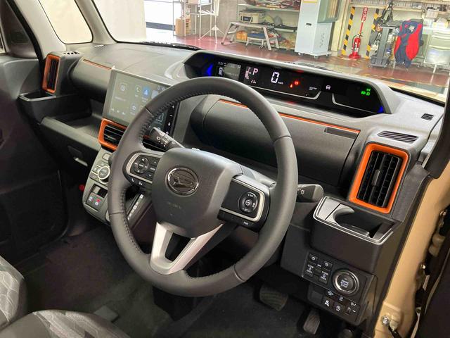 タントファンクロスターボリミテッド元展示車　届出済未使用車　１オーナー　ＥＴＣ　ターボ車　バックカメラ　禁煙車　Ｂｌｕｅｔｏｏｔｈ対応　衝突軽減システム　ＬＥＤヘッドライト　レーンキープアシスト　衝突安全ボディ　オートライト（長崎県）の中古車