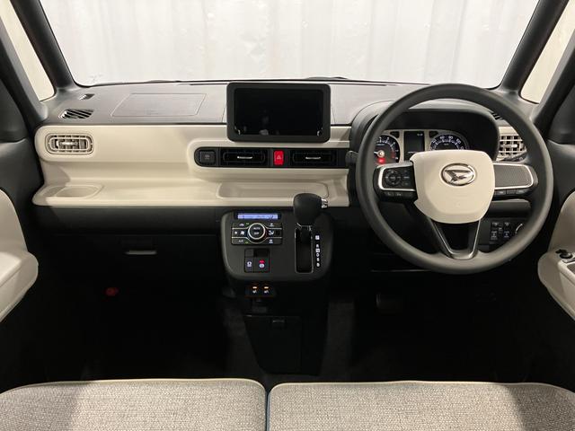 ムーヴキャンバスストライプスG元展示車 届出済未使用車 禁煙車 電動パーキングブレーキ シートヒーター スマートキー 衝突被害軽減システム 車線逸脱警報 プッシュスタート 両側パワースライドドア LEDヘッドランプ ベンチシート(長崎県)の中古車