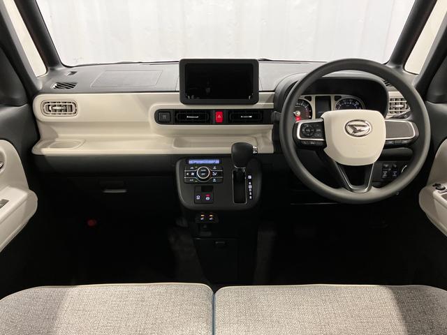 ムーヴキャンバスストライプスG元展示車 届出済未使用車 禁煙車 電動パーキングブレーキ シートヒーター スマートキー 衝突被害軽減システム 車線逸脱警報 プッシュスタート 両側電動スライドドア LEDヘッドランプ ベンチシート(長崎県)の中古車