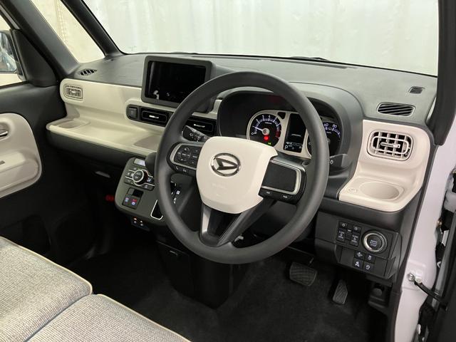 ムーヴキャンバスストライプスG元展示車 届出済未使用車 禁煙車 電動パーキングブレーキ シートヒーター スマートキー 衝突被害軽減システム 車線逸脱警報 プッシュスタート 両側電動スライドドア LEDヘッドランプ ベンチシート(長崎県)の中古車