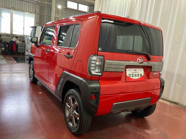 タフトＧ　ダーククロムベンチャー元試乗車　アダプティブクルーズコントロール　シートヒーター　盗難防止　衝突軽減ブレーキシステム　衝突安全ボディ　電動格納ミラー　レーンアシスト　ＬＥＤヘッドライト　アイドリングストップ　スマートキー（長崎県）の中古車