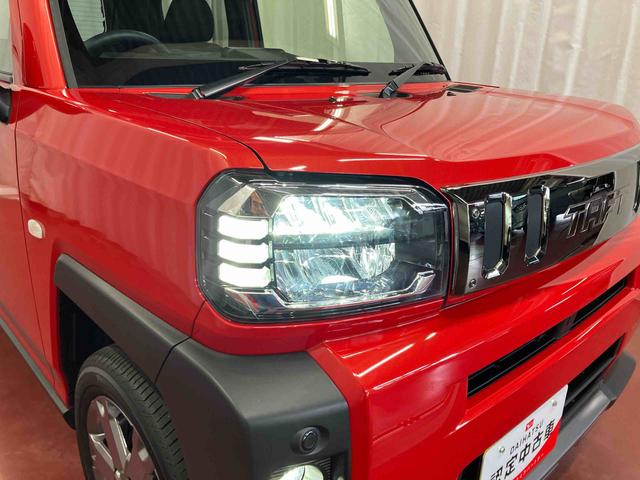 タフトＧ　ダーククロムベンチャー元試乗車　アダプティブクルーズコントロール　シートヒーター　盗難防止　衝突軽減ブレーキシステム　衝突安全ボディ　電動格納ミラー　レーンアシスト　ＬＥＤヘッドライト　アイドリングストップ　スマートキー（長崎県）の中古車