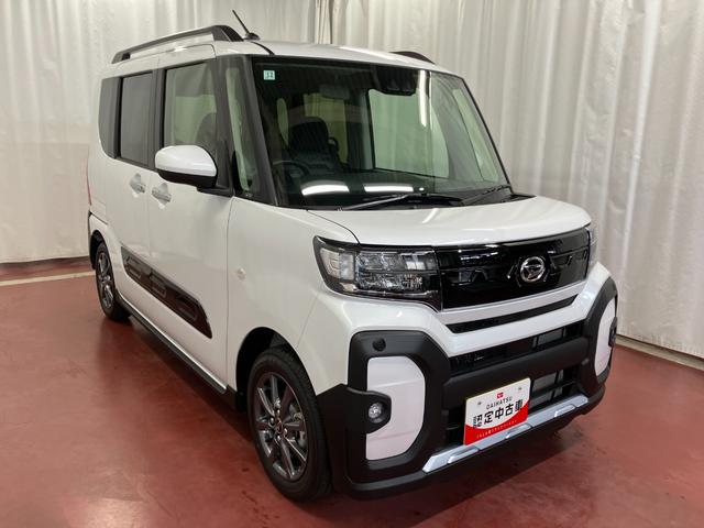 タントファンクロスリミテッド元展示車 届出済未使用車 1オーナー 9インチディスプレイオーディオ ETC バックカメラ フルセグTV 両側パワースライドドア シートヒーター Bluetooth LEDヘッドランプ スマートキー(長崎県)の中古車