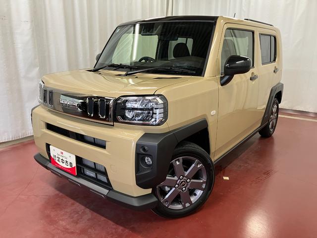 タフトGターボ ダーククロムベンチャー元展示車 届出済未使用車 ターボ ワンオーナー アダプティブクルーズコントロール オートライト オートマチックハイビーム 衝突被害軽減システム 車線逸脱防止 アイドリングストップ 電動格納ミラー(長崎県)の中古車