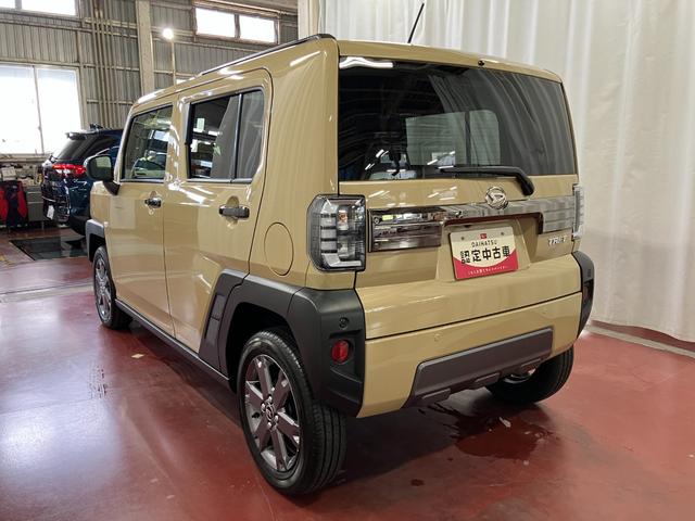 タフトGターボ ダーククロムベンチャー元展示車 届出済未使用車 ターボ ワンオーナー アダプティブクルーズコントロール オートライト オートマチックハイビーム 衝突被害軽減システム 車線逸脱防止 アイドリングストップ 電動格納ミラー(長崎県)の中古車